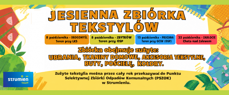 Jesienna zbiórka tekstyliów